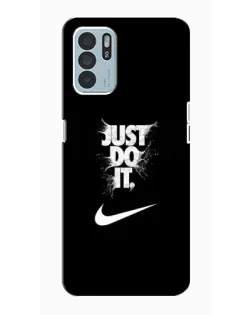 Чехол для OPPO Reno6 Z с картинкой «Текстовый принт Nike» Чехол для OPPO Reno6 Z с картинкой «Текстовый принт Nike»