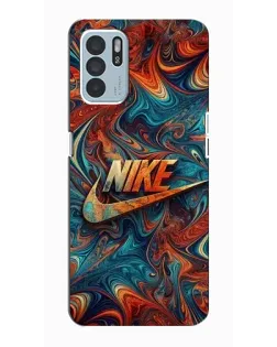 Чехол для OPPO Reno6 Z с картинкой «Nike в абстракции» Чехол для OPPO Reno6 Z с картинкой «Nike в абстракции»