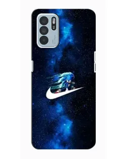 Чехол для OPPO Reno6 Z с картинкой «Звездный путь Nike» Чехол для OPPO Reno6 Z с картинкой «Звездный путь Nike»
