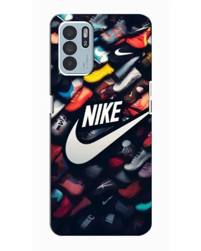 Чехол для OPPO Reno6 Z с картинкой «Коллекция кроссовок Nike» Чехол для OPPO Reno6 Z с картинкой «Коллекция кроссовок Nike»