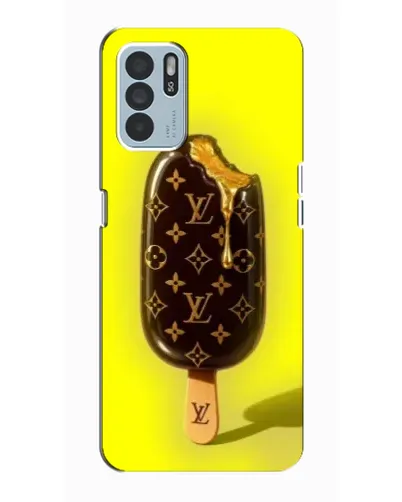 Чехол для OPPO Reno6 Z с картинкой «Мороженое от LV»