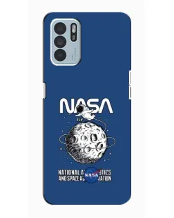 Чехол для OPPO Reno6 Z с картинкой «NASA — лунная миссия» Чехол для OPPO Reno6 Z с картинкой «NASA — лунная миссия»