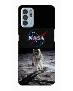 Чехол для OPPO Reno6 Z с картинкой «Астронавт на Луне» Чехол для OPPO Reno6 Z с картинкой «Астронавт на Луне»