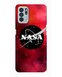 Чехол для OPPO Reno6 Z с картинкой «NASA — красная туманность»