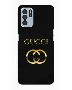 Чехол для OPPO Reno6 Z с картинкой «Золотой логотип Gucci» Чехол для OPPO Reno6 Z с картинкой «Золотой логотип Gucci»