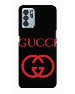 Чехол для OPPO Reno6 Z с картинкой «Gucci — красный логотип» Чехол для OPPO Reno6 Z с картинкой «Gucci — красный логотип»