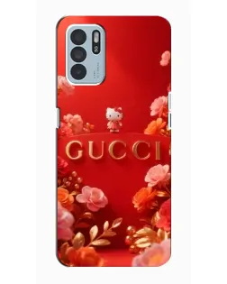 Чехол для OPPO Reno6 Z с картинкой «Gucci — золотой сад» Чехол для OPPO Reno6 Z с картинкой «Gucci — золотой сад»