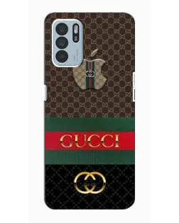 Чехол для OPPO Reno6 Z с картинкой «Gucci — брендированный десерт» Чехол для OPPO Reno6 Z с картинкой «Gucci — брендированный десерт»