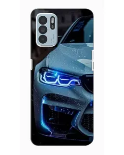 Чохол для OPPO Reno6 Z з картинкою «Погляд BMW з синіми фарами» Чохол для OPPO Reno6 Z з картинкою «Погляд BMW з синіми фарами»