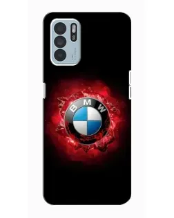 Чохол для OPPO Reno6 Z з картинкою «Логотип BMW — спалах» Чохол для OPPO Reno6 Z з картинкою «Логотип BMW — спалах»