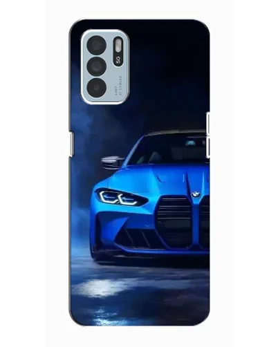 Чехол для OPPO Reno6 Z с картинкой «Голубая BMW M4» Чехол для OPPO Reno6 Z с картинкой «Голубая BMW M4»