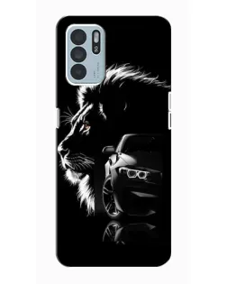 Чохол для OPPO Reno6 Z з картинкою «BMW та лев» Чохол для OPPO Reno6 Z з картинкою «BMW та лев»