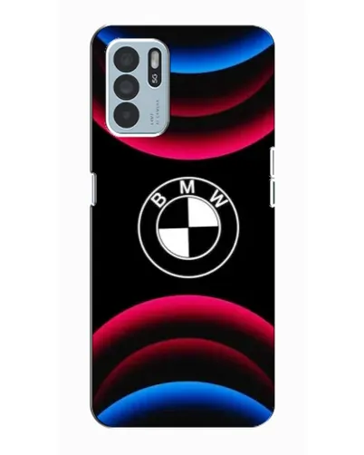Чехол для OPPO Reno6 Z с картинкой «Логотип BMW и неоновые дуги» Чехол для OPPO Reno6 Z с картинкой «Логотип BMW и неоновые дуги»