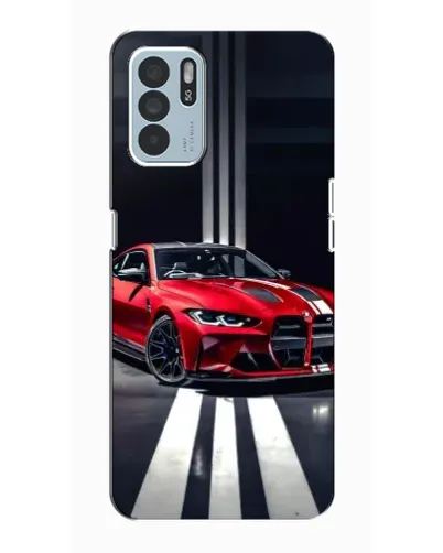 Чехол для OPPO Reno6 Z с картинкой «Красная BMW на дороге» Чехол для OPPO Reno6 Z с картинкой «Красная BMW на дороге»