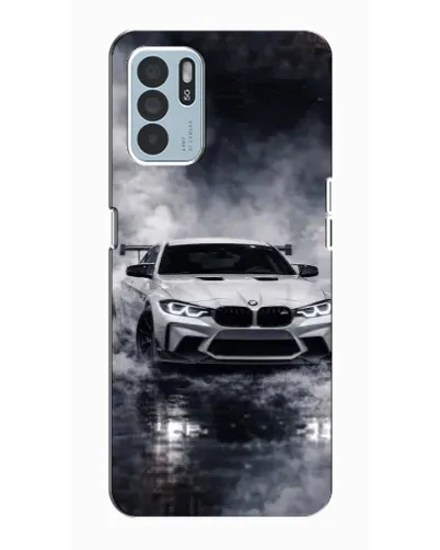 Чехол для OPPO Reno6 Z с картинкой «BMW сквозь туман» Чехол для OPPO Reno6 Z с картинкой «BMW сквозь туман»