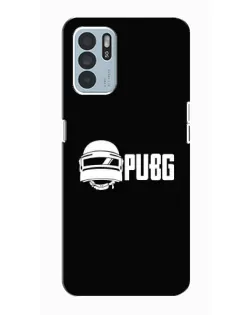 Чехол для OPPO Reno6 Z с картинкой «PUBG — классический лого»