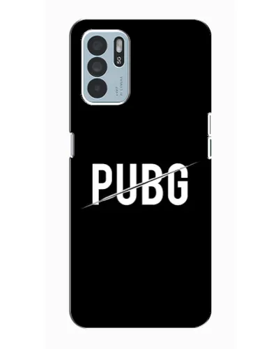 Чехол для OPPO Reno6 Z с картинкой «PUBG — белый логотип» Чехол для OPPO Reno6 Z с картинкой «PUBG — белый логотип»