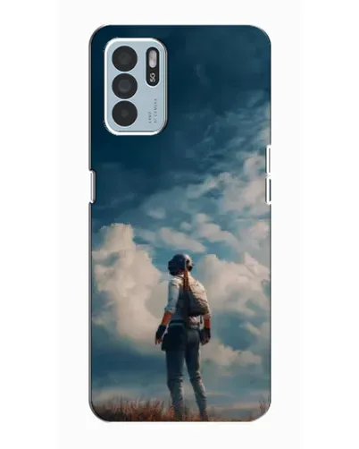 Чехол для OPPO Reno6 Z с картинкой «Герой PUBG на скале» Чехол для OPPO Reno6 Z с картинкой «Герой PUBG на скале»