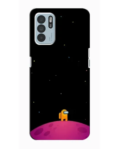 Чехол для OPPO Reno6 Z с картинкой «Одинокий герой на планете»