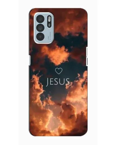 Чехол для OPPO Reno6 Z с картинкой «Сияние Имени Jesus»
