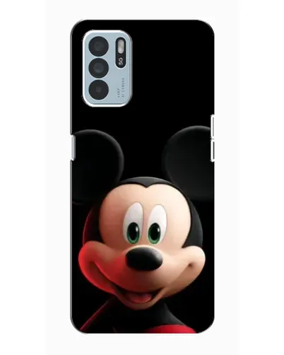 Чехол для OPPO Reno6 Z с картинкой «Улыбающийся Микки Маус»
