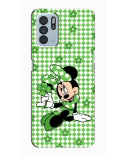 Чехол для OPPO Reno6 Z с картинкой «Mickey в клетку»