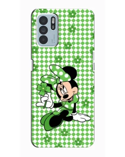 Чехол для OPPO Reno6 Z с картинкой «Mickey в клетку»