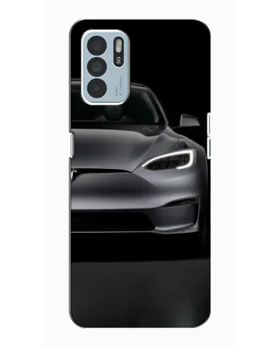 Чехол для OPPO Reno6 Z с картинкой «Tesla Model S Look»