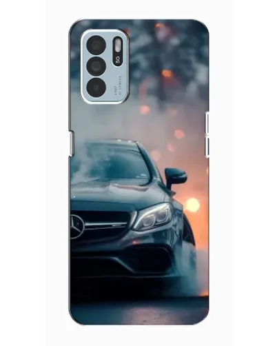 Чехол для OPPO Reno6 Z с картинкой «Mercedes — ночной город» Чехол для OPPO Reno6 Z с картинкой «Mercedes — ночной город»