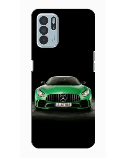 Чехол для OPPO Reno6 Z с картинкой «Mercedes — неоновый лого» Чехол для OPPO Reno6 Z с картинкой «Mercedes — неоновый лого»