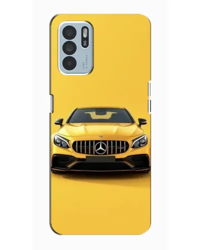 Чехол для OPPO Reno6 Z с картинкой «Желтый Mercedes GT» Чехол для OPPO Reno6 Z с картинкой «Желтый Mercedes GT»