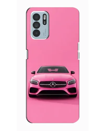 Чехол для OPPO Reno6 Z с картинкой «Розовый Mercedes AMG» Чехол для OPPO Reno6 Z с картинкой «Розовый Mercedes AMG»