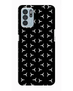 Чехол для OPPO Reno6 Z с картинкой «Mercedes паттерн звезд» Чехол для OPPO Reno6 Z с картинкой «Mercedes паттерн звезд»