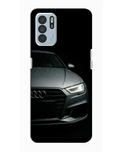 Чехол для OPPO Reno6 Z с картинкой «Audi — детализация кузова»