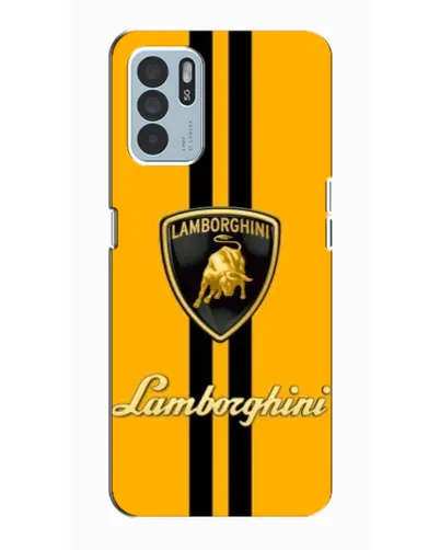 Чехол для OPPO Reno6 Z с картинкой «Lamborghini Stripe желтый» Чехол для OPPO Reno6 Z с картинкой «Lamborghini Stripe желтый»