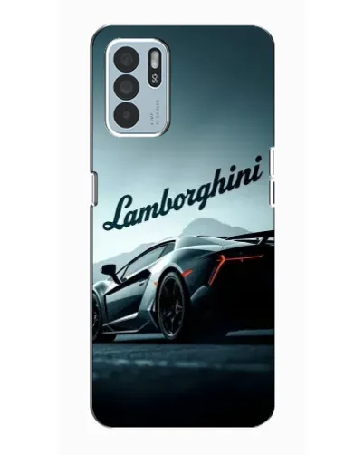Чехол для OPPO Reno6 Z с картинкой «Классическая надпись Lamborghini» Чехол для OPPO Reno6 Z с картинкой «Классическая надпись Lamborghini»