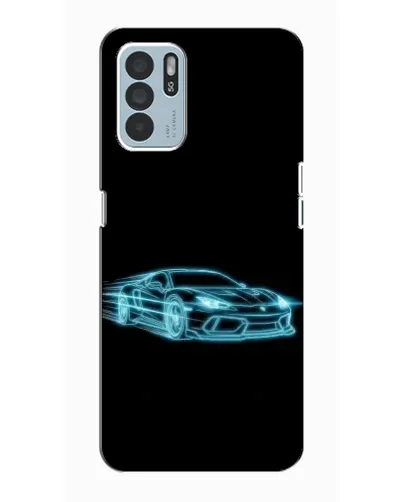 Чехол для OPPO Reno6 Z с картинкой «Неоновый контур Lamborghini» Чехол для OPPO Reno6 Z с картинкой «Неоновый контур Lamborghini»