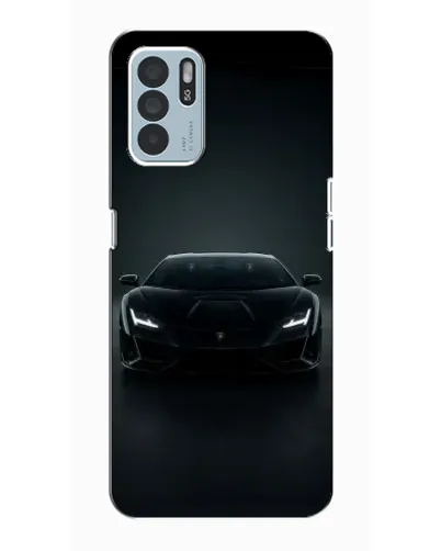 Чехол для OPPO Reno6 Z с картинкой «Черный Lamborghini Aventador» Чехол для OPPO Reno6 Z с картинкой «Черный Lamborghini Aventador»