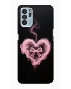 Чехол для OPPO Reno6 Z с картинкой «Дымчатое сердце»