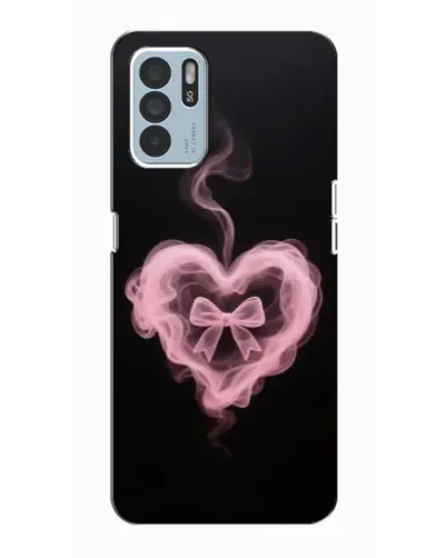 Чехол для OPPO Reno6 Z с картинкой «Дымчатое сердце» Чехол для OPPO Reno6 Z с картинкой «Дымчатое сердце»