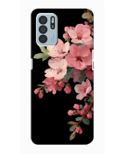 Чехол для OPPO Reno6 Z с картинкой «Розовая ветка сакуры»