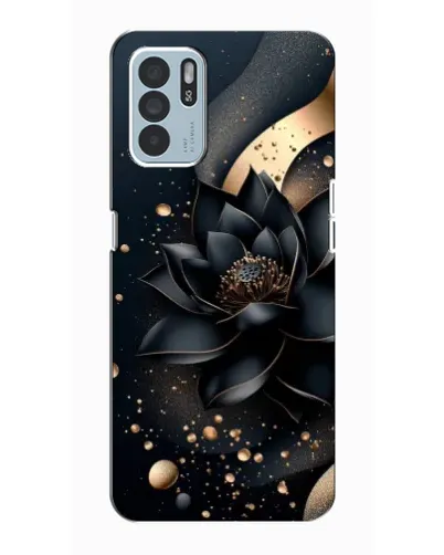Чехол для OPPO Reno6 Z с картинкой «Черный лотос»