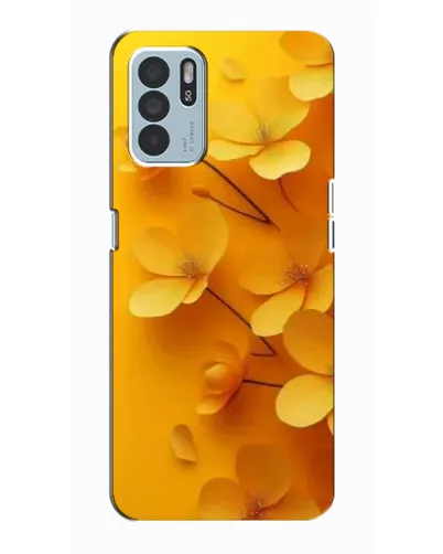 Чехол для OPPO Reno6 Z с картинкой «Золотые лепестки»