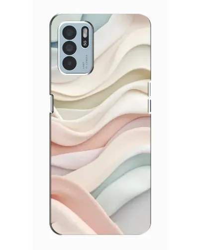 Чехол для OPPO Reno6 Z с картинкой «Пастельные нежные волны» Чехол для OPPO Reno6 Z с картинкой «Пастельные нежные волны»