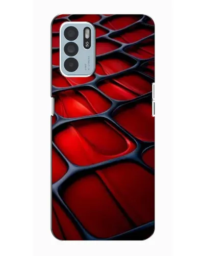 Чехол для OPPO Reno6 Z с картинкой «Красная глянцевая сетка» Чехол для OPPO Reno6 Z с картинкой «Красная глянцевая сетка»
