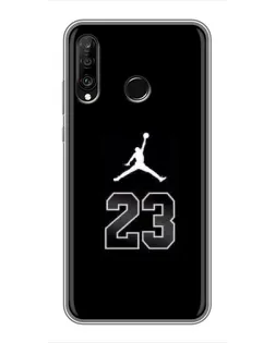 Чохол для Huawei P30 Lite / Nova 4e з картинкою «Jordan Flight 23»