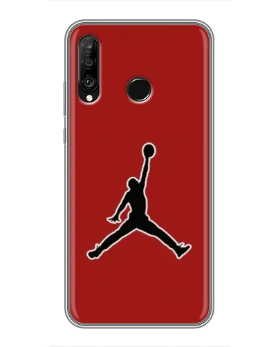 Чохол для Huawei P30 Lite / Nova 4e з картинкою «Jordan Red Back» Чохол для Huawei P30 Lite / Nova 4e з картинкою «Jordan Red Back»