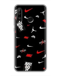 Чохол для Huawei P30 Lite / Nova 4e з картинкою «Nike Mix Pattern»