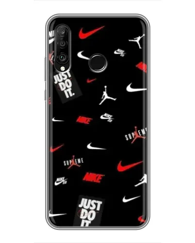 Чохол для Huawei P30 Lite / Nova 4e з картинкою «Nike Mix Pattern» Чохол для Huawei P30 Lite / Nova 4e з картинкою «Nike Mix Pattern»