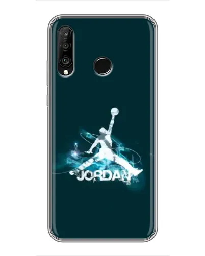 Чохол для Huawei P30 Lite / Nova 4e з картинкою «Jordan Blue Fire» Чохол для Huawei P30 Lite / Nova 4e з картинкою «Jordan Blue Fire»